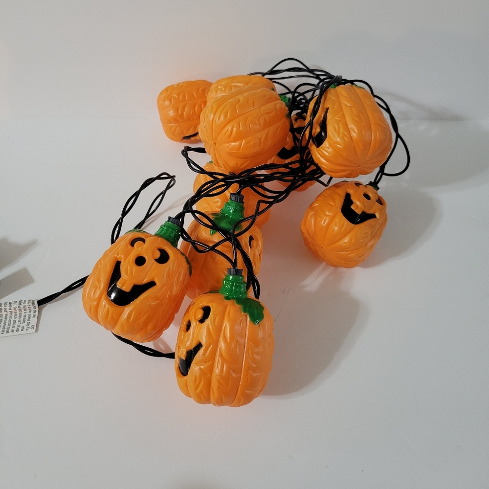 Noma Pumpkin Blow Mold String Lights